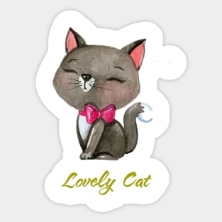 Lovely cat Sticker